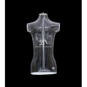 Foto trasera de producto busto hinchable femenino