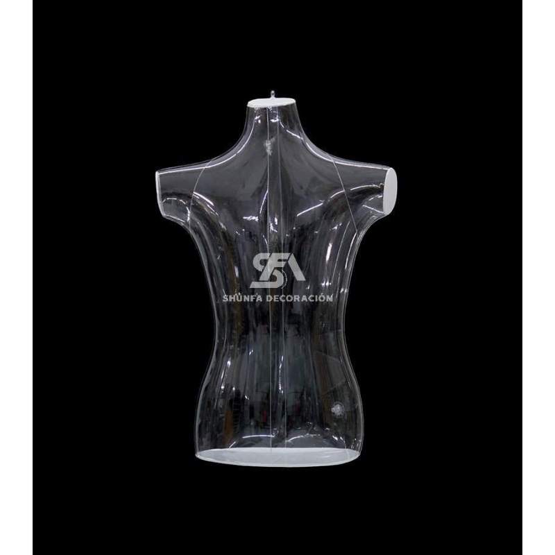 Foto de frente de producto busto hinchable masculino