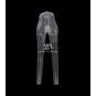 Foto de frente de producto maniquí hinchable masculino para pantalón largo