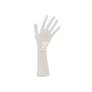 Foto de producto mano femenina de plástico en color blanco de 30cm