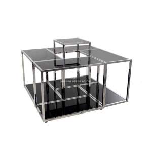 Foto de producto Combinacion de mesas color negro en acero