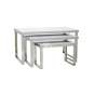 Foto de producto Mesa 3 plantas color blanco acero inoxidable 152*77*19.5cm