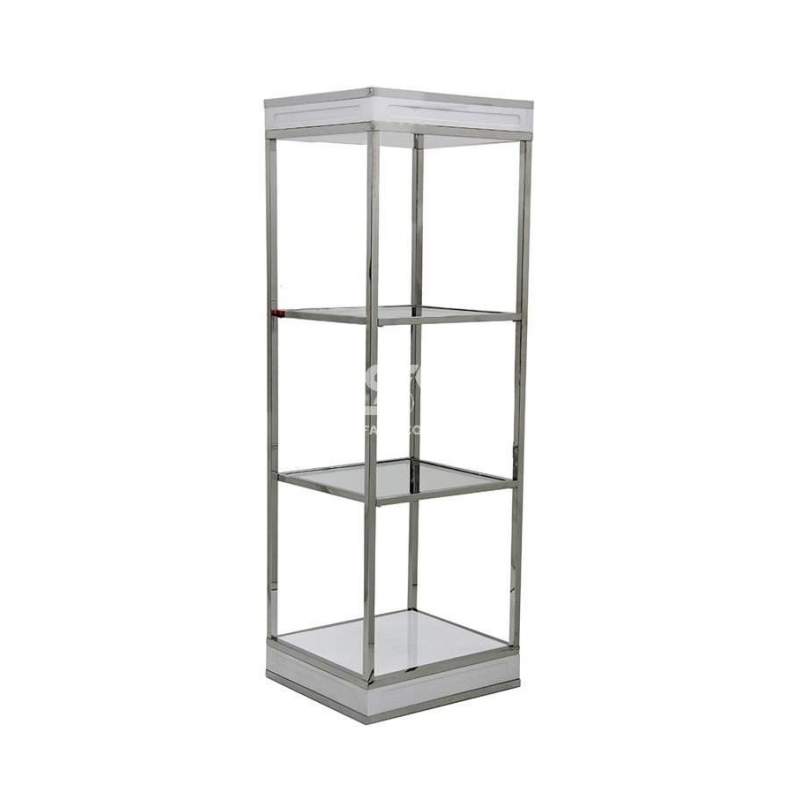 Foto de producto Expositor producto color blanco balda cristal con tapa 180*60*55cm