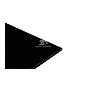 Foto de producto Panel color liso negro con embellecedor 240*60cm