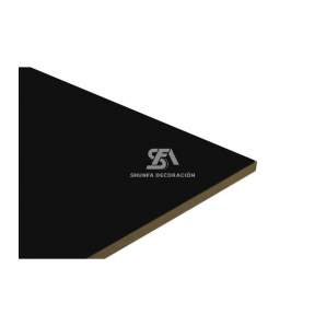 Panel color negro liso sin embellecedor 240*60*1.8cm