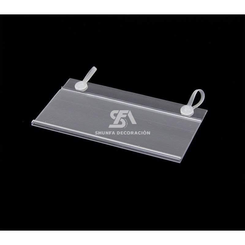 Portaprecio con acollador 6cm