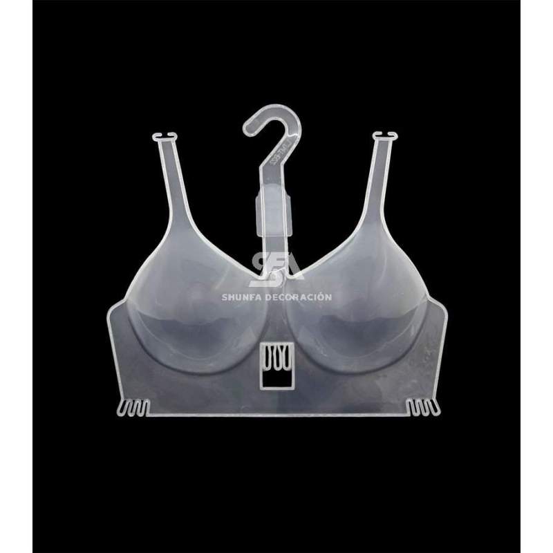 transmisión Gallina seno Percha de plástico busto para sujetador sostén y bikinis 29x28 cm.