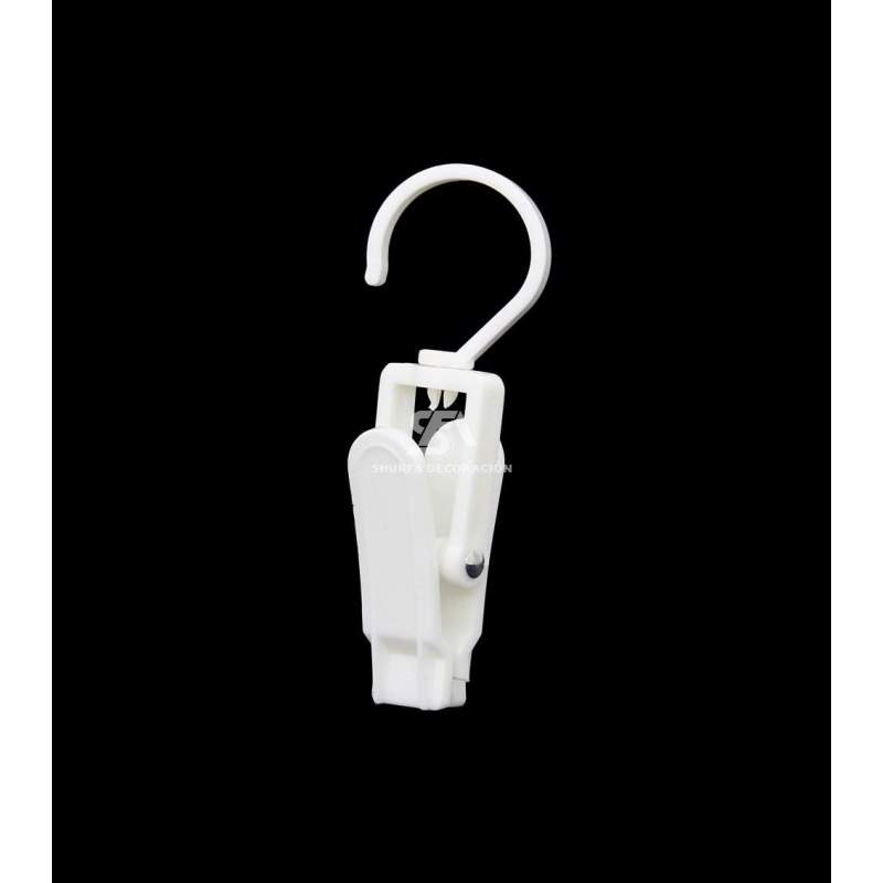 Foto de producto Gancho de plastico flexible color blanco