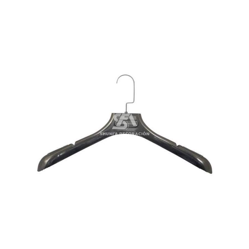 Foto de producto Percha de plastico color plata