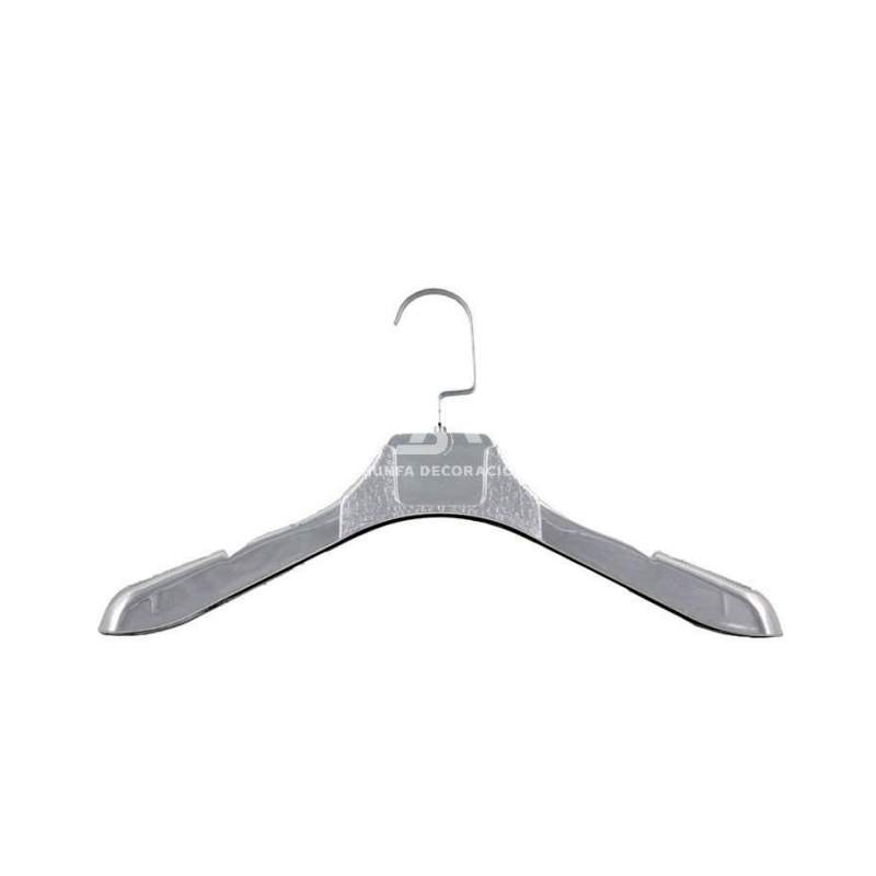 Foto de producto Percha de plastico color plata