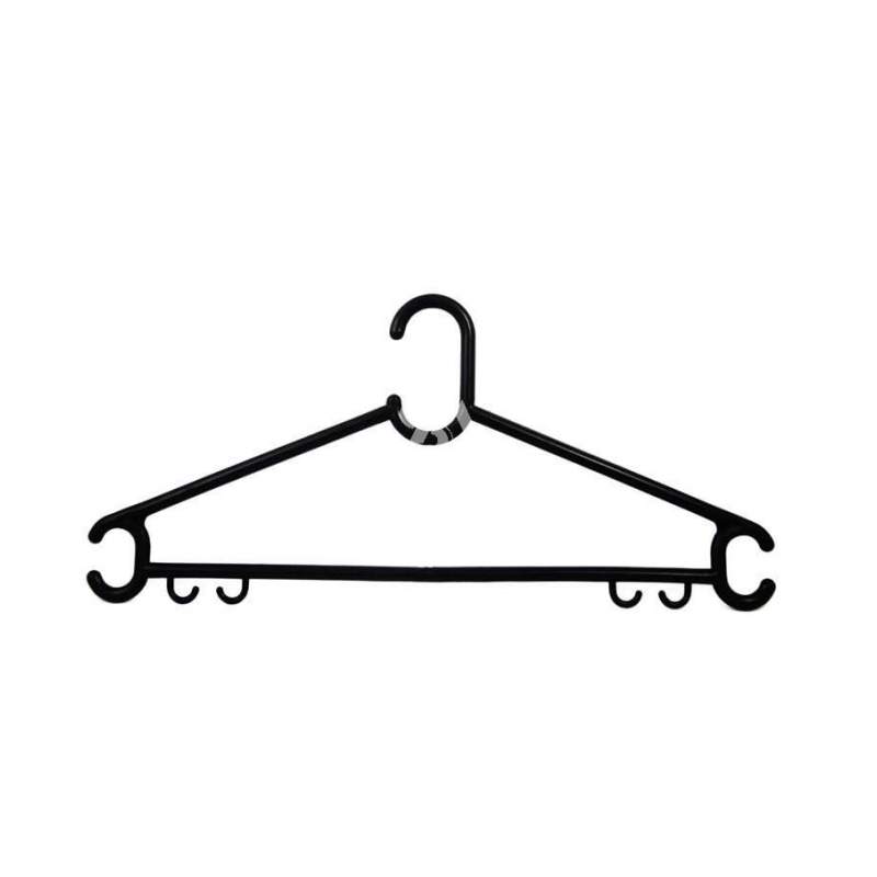 Foto de producto Percha de plastico color flexible color negro