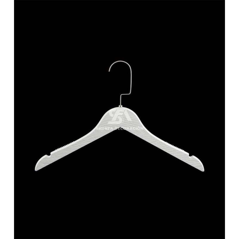 Foto de producto Percha de plastico antideslizante color blanco 38cm