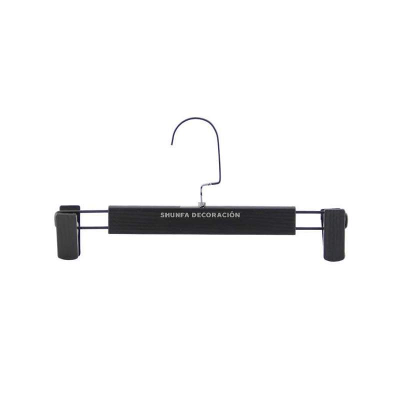 Foto de producto Percha de plastico para pantalon color negro 31cm