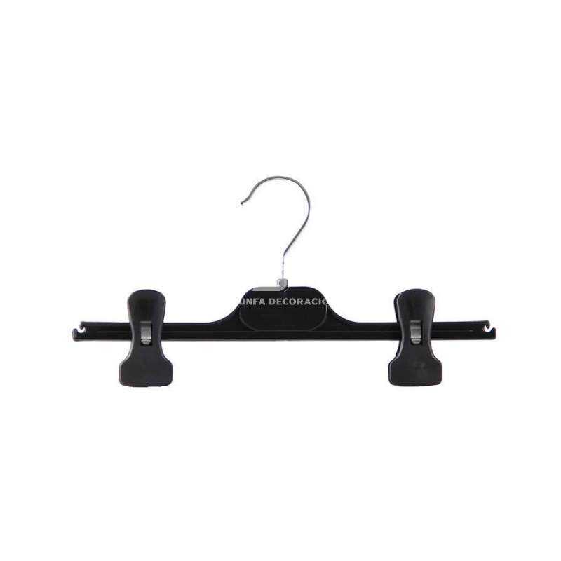 Foto de producto Percha de plastico color negro 26cm 105216