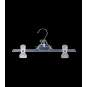 Foto de producto Percha de plastico color transparente 30cm 105219
