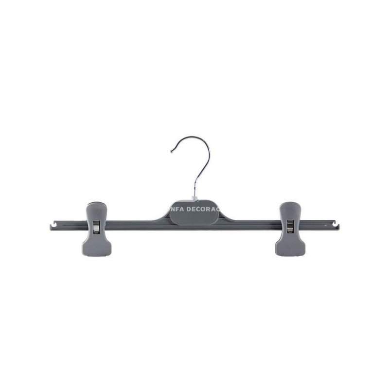 Foto de producto Percha de plastico color gris 35cm 105229