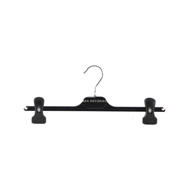 Foto de producto Percha de plastico color negro 35cm 105253