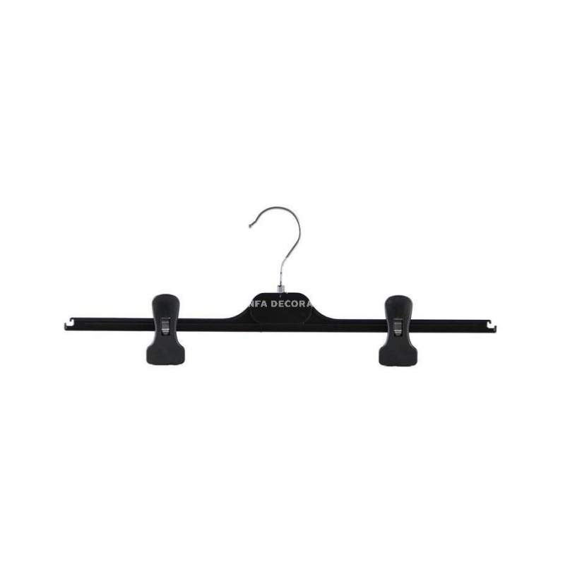 Foto de producto Percha de plastico color negro 40cm 105257