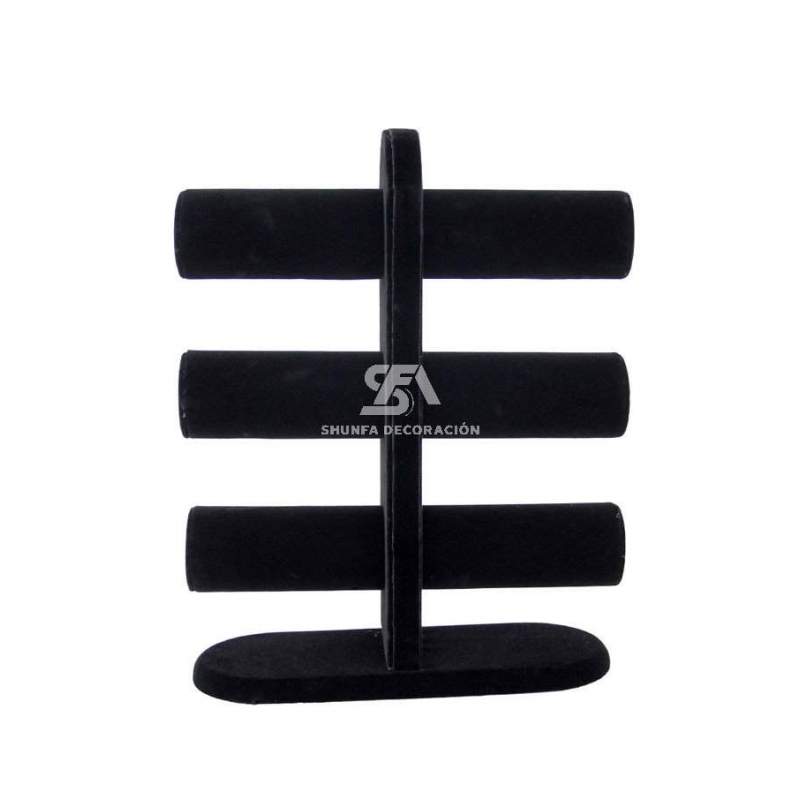 Foto de producto Expositor vertical de pulsera color negro