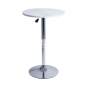 Foto de producto Mesita color blanco con base metalica 59*90cm
