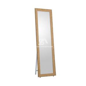 Foto de espejo con marco sencillo de madera en 3 tonos