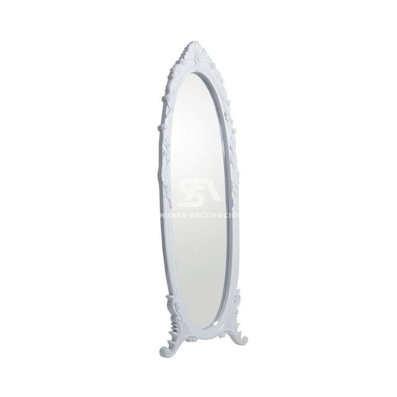 Foto de producto espejo blanco lacado