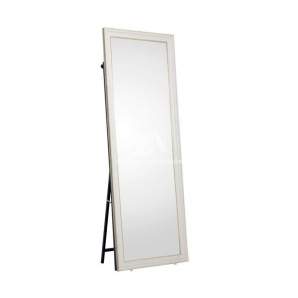 foto Espejo de pie en color blanco rectangular plegable