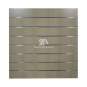 Foto de x2 paneles de lamas chapadas en haya 120x120cm 7.5 guías