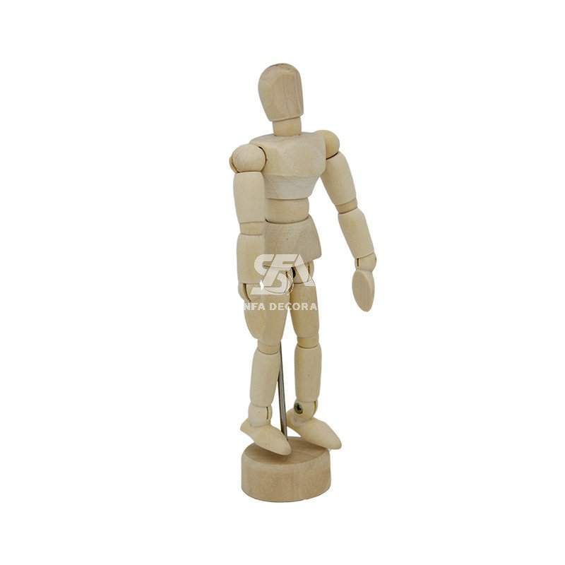 Foto de producto de perfil maniquí articulado de madera 13cm