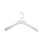 Percha de plástico de mujer color blanco 40 cm