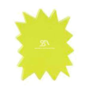 x10Uds Papel oferta fluorescente color amarillo 10x7.5cm