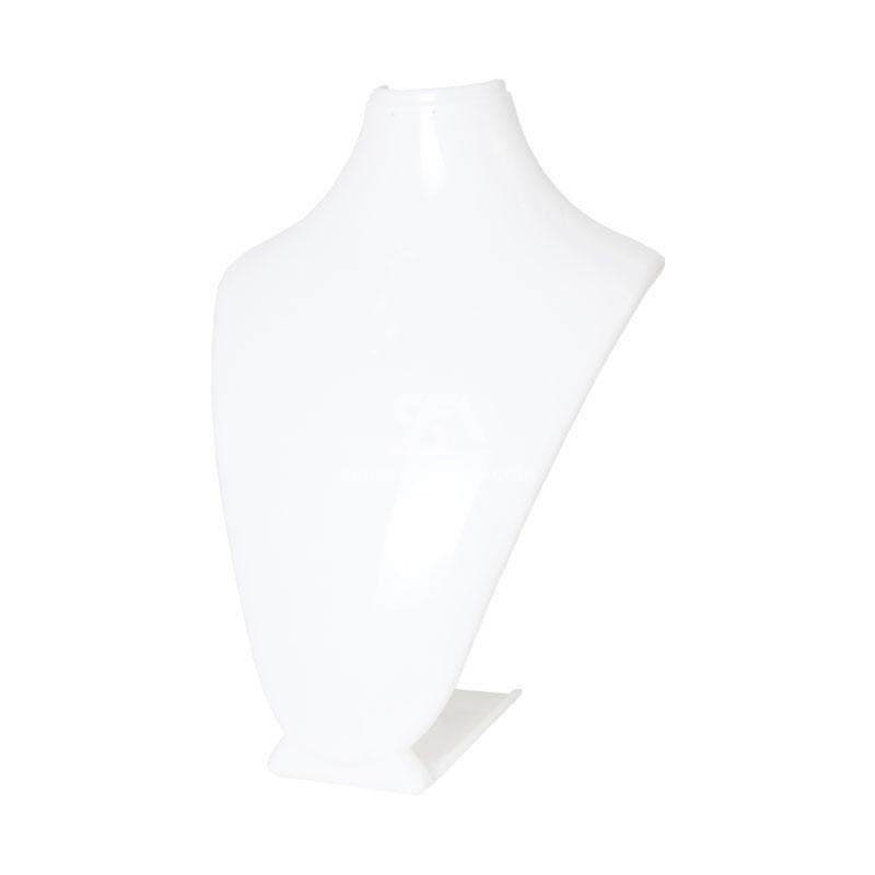 Foto de expositor de sobremesa para collares color blanco