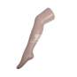 Foto de producto pierna infantil de plástico color carne con base de plástico 56cm