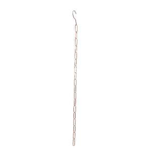 Foto de producto extendido cadena metálica en color oro rosa