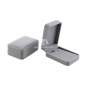 Caja rectangular para collares color gris 7x10x4cm