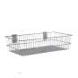 Cesta metálica cromada para malla 60x30x15cm