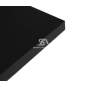 Panel 60x35x1.9cm color negro liso