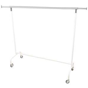 Perchero de anchura extensible 150cm color blanco