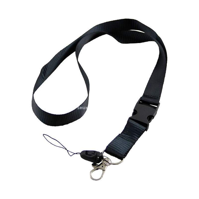 Cinta con pinza para porta-carnet color negro