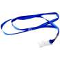 Lanyard promocional hebilla de plástico color azul 50cm