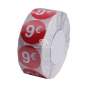 Rollo de x500 etiquetas adhesivas de precio 9€