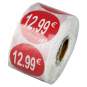 Rollo de x500 etiquetas adhesivas de precio 12,99€
