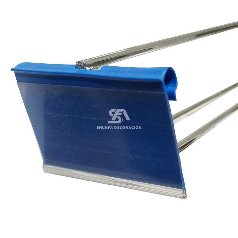 Portaprecio color azul 6cm