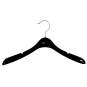 Percha de plástico color negro 33cm