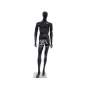 Maniquí de hombre sin rostro con acabado brillante negro