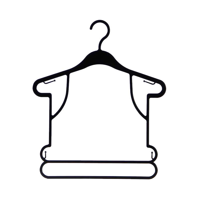 Percha Silueta Infantil con Barra