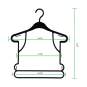Percha Silueta Infantil con Barra 30 cm