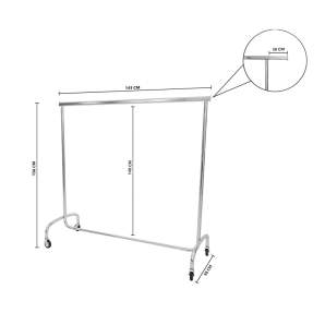 Perchero de altura fija extensible en anchura