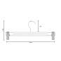 Medidas Percha Madera Pantalón Blanca