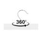 Gancho 360 Percha Madera Pantalón Blanca